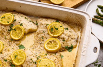 Easy Lemon Garlic Baked Tilapia