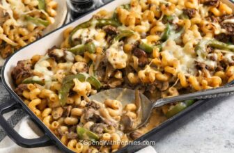 Philly Cheesesteak Casserole